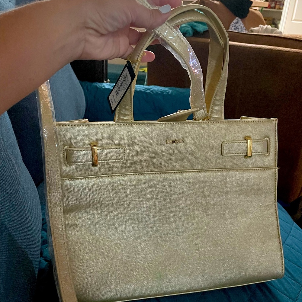 Bebe Gold purse
